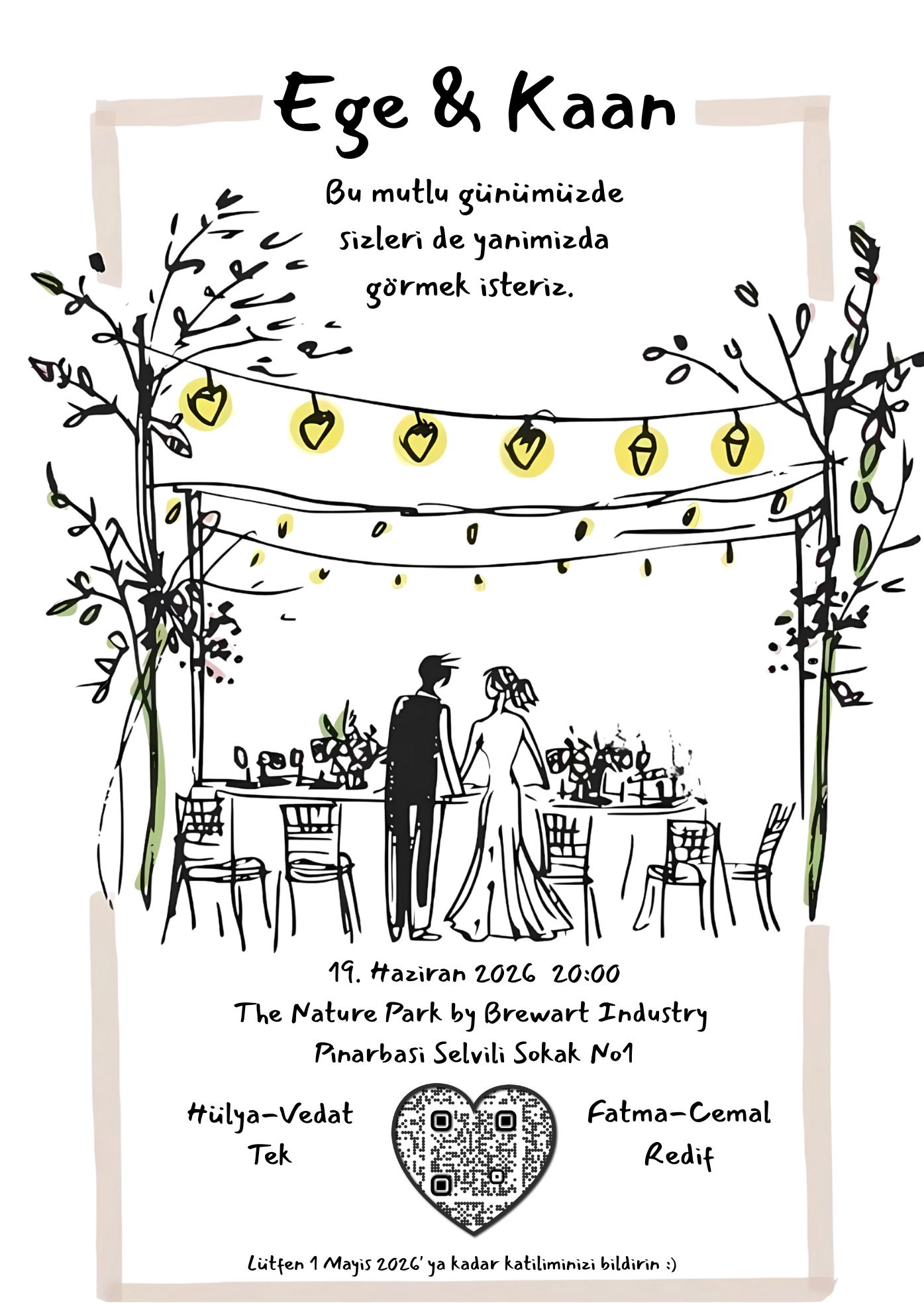 Ege & Kaan Wedding Invitation